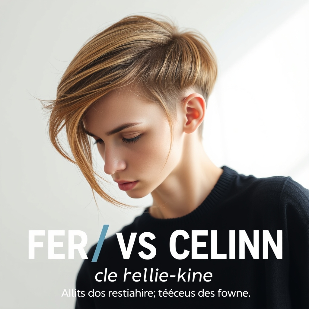 Photo : Fer à lisser titane vs céramique : les 5 différences clés pour cheveux fins en 2024