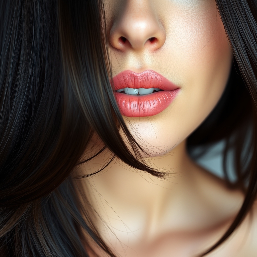 Balayage sur cheveux noir : 2