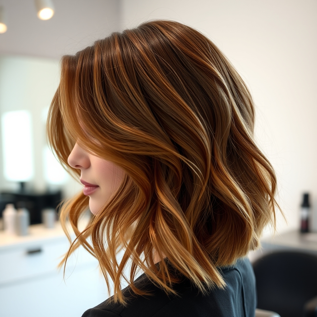 Comment adopter une coupe courte avec un balayage caramel