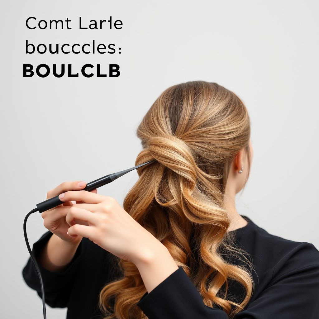 Comment faire des boucles avec un lisseur : guide étape