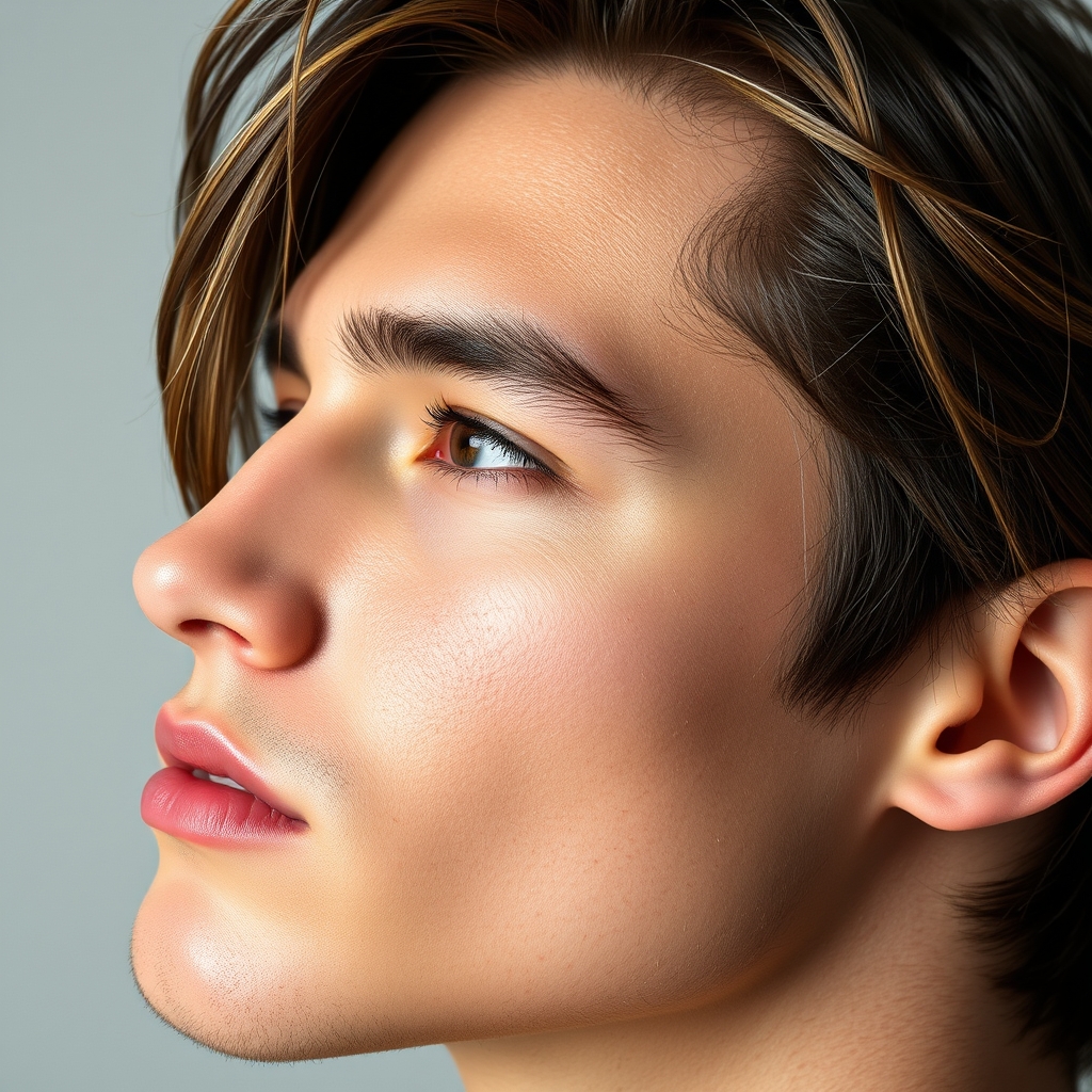 Middle Part Homme : 2