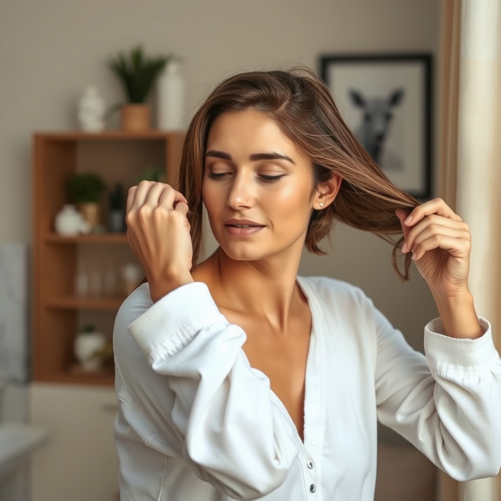 Des cheveux fragiles ? Découvrez ce geste anti-froid : 2
