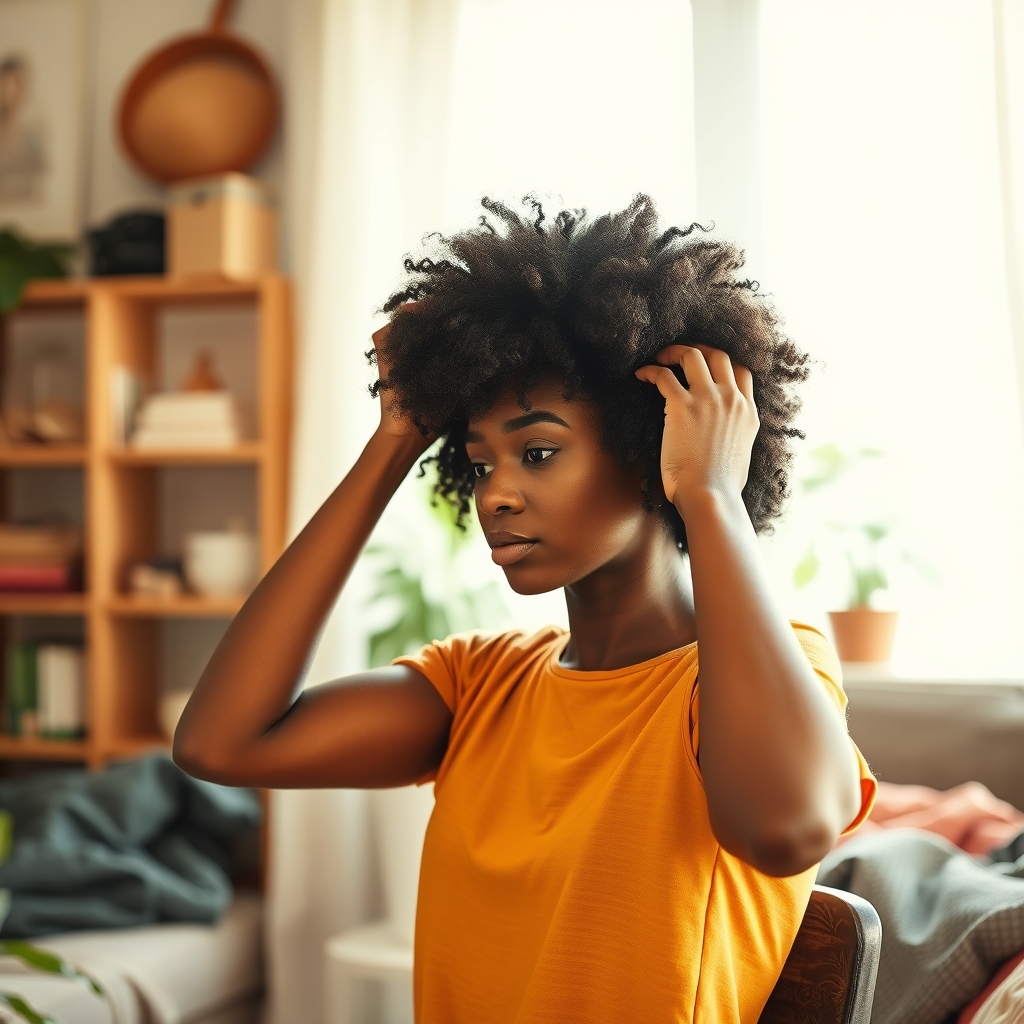Elle détient la plus imposante coiffure afro au monde : 2