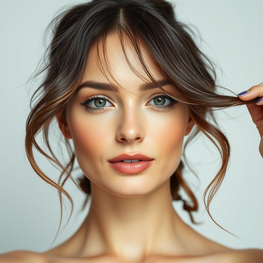 Faire des boucles avec un fer à lisser : 2