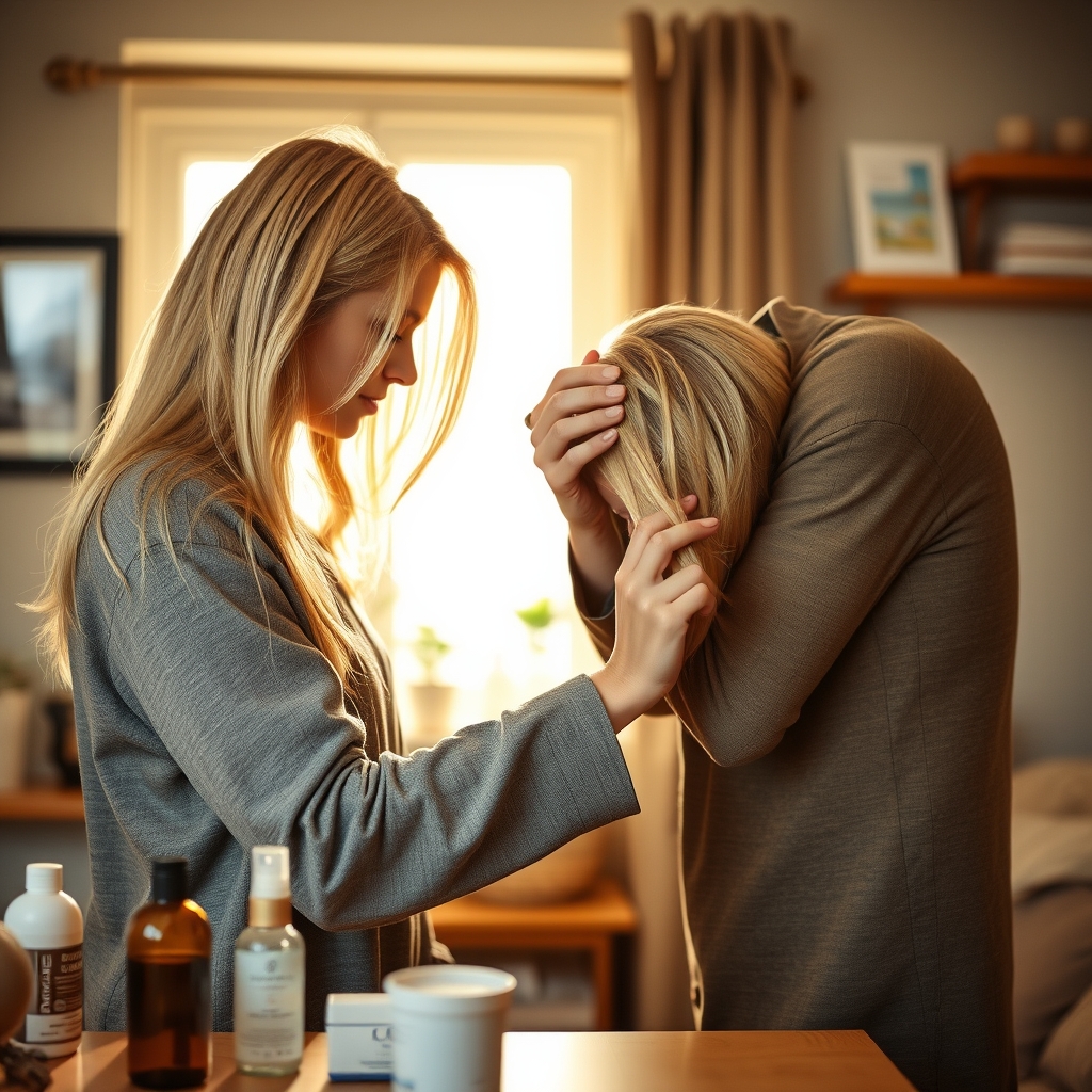 La technique pour faire des mèches blondes sur un hommes : 3