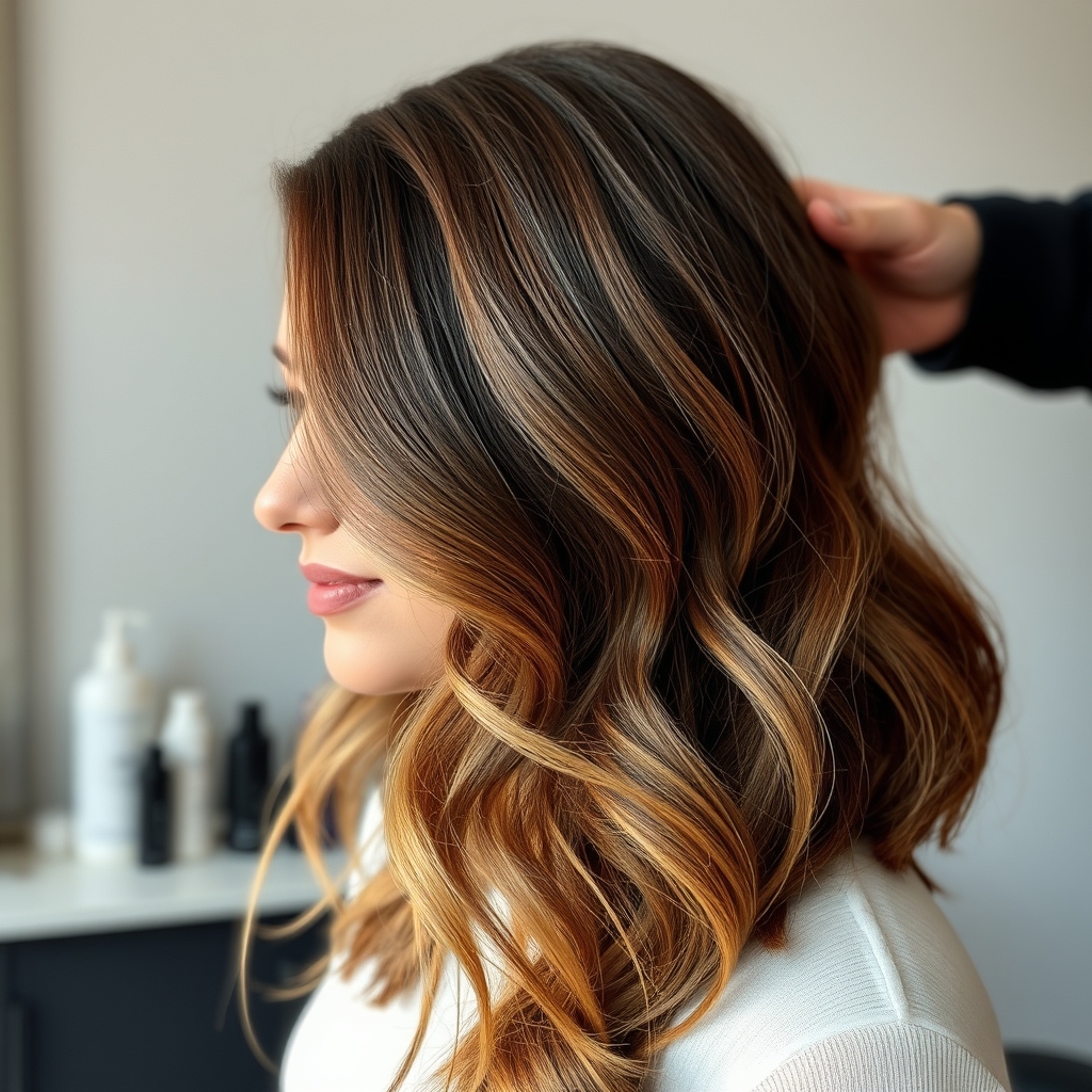 Balayage brun miel : techniques et conseils