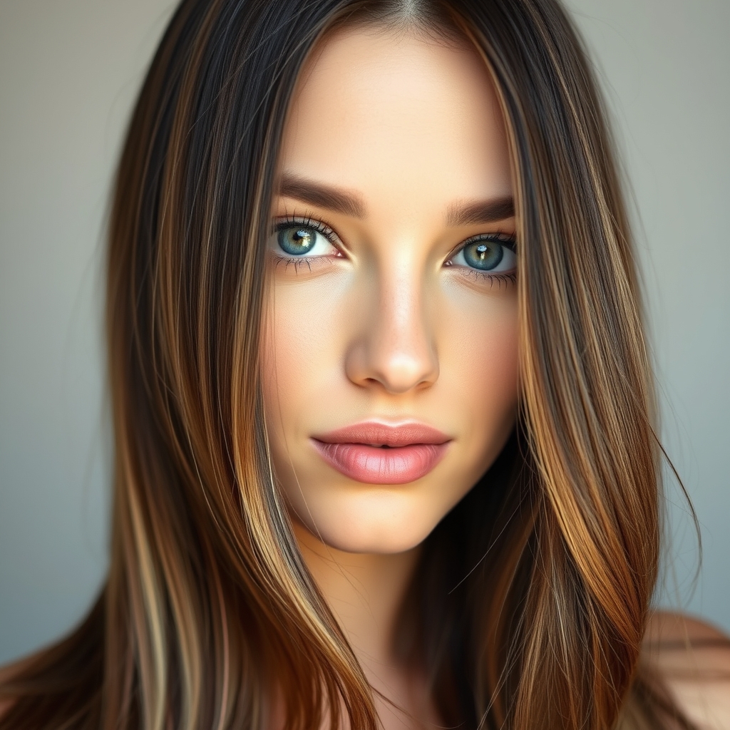 Balayage brun miel : 2