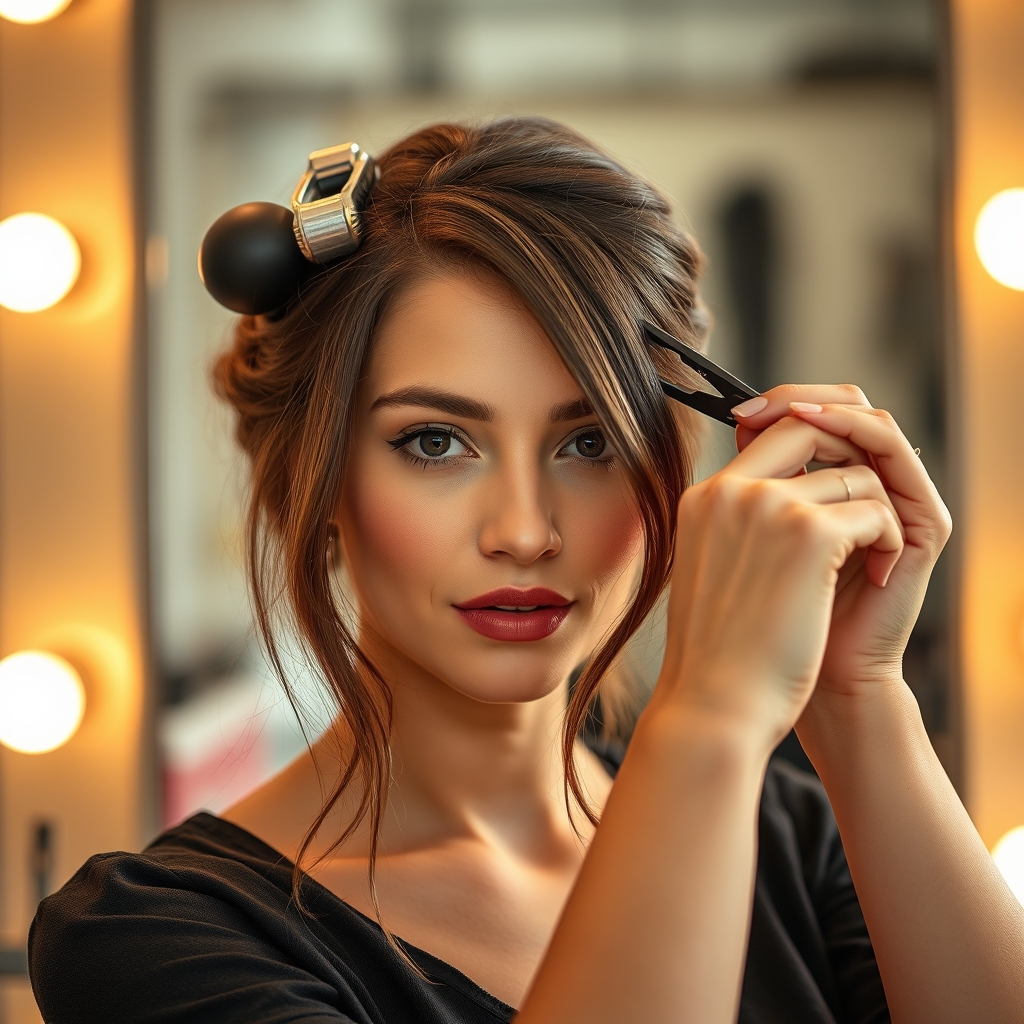 Accessoires de coiffure · illustration d'ambiance